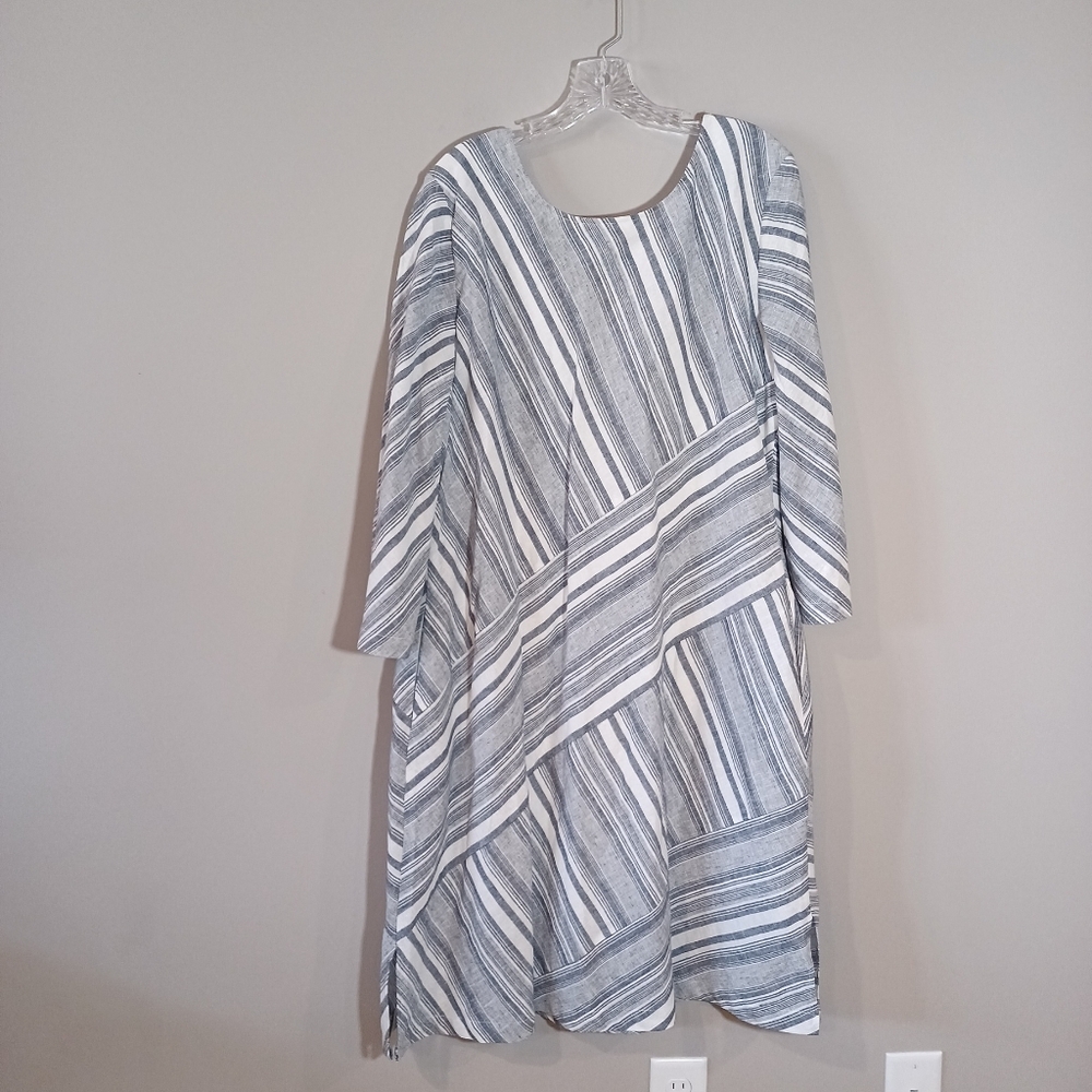 Soft Surroundings Sonya Linen Dress Size XL NWT - Picture 3 of 10